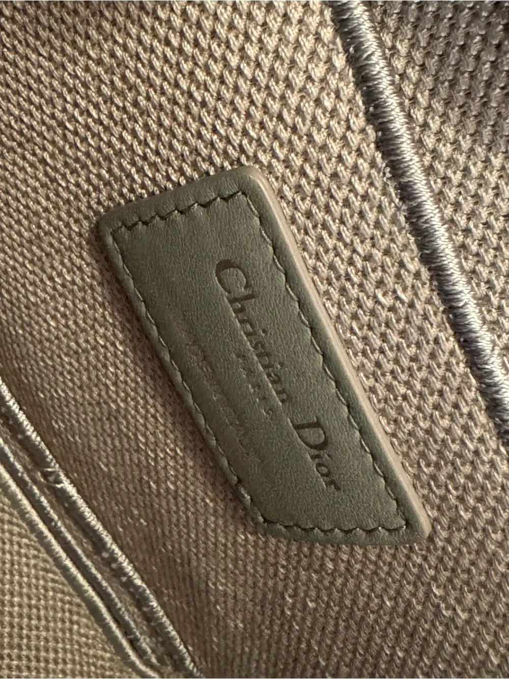 Dior Embroidered Canvas Vanity Case